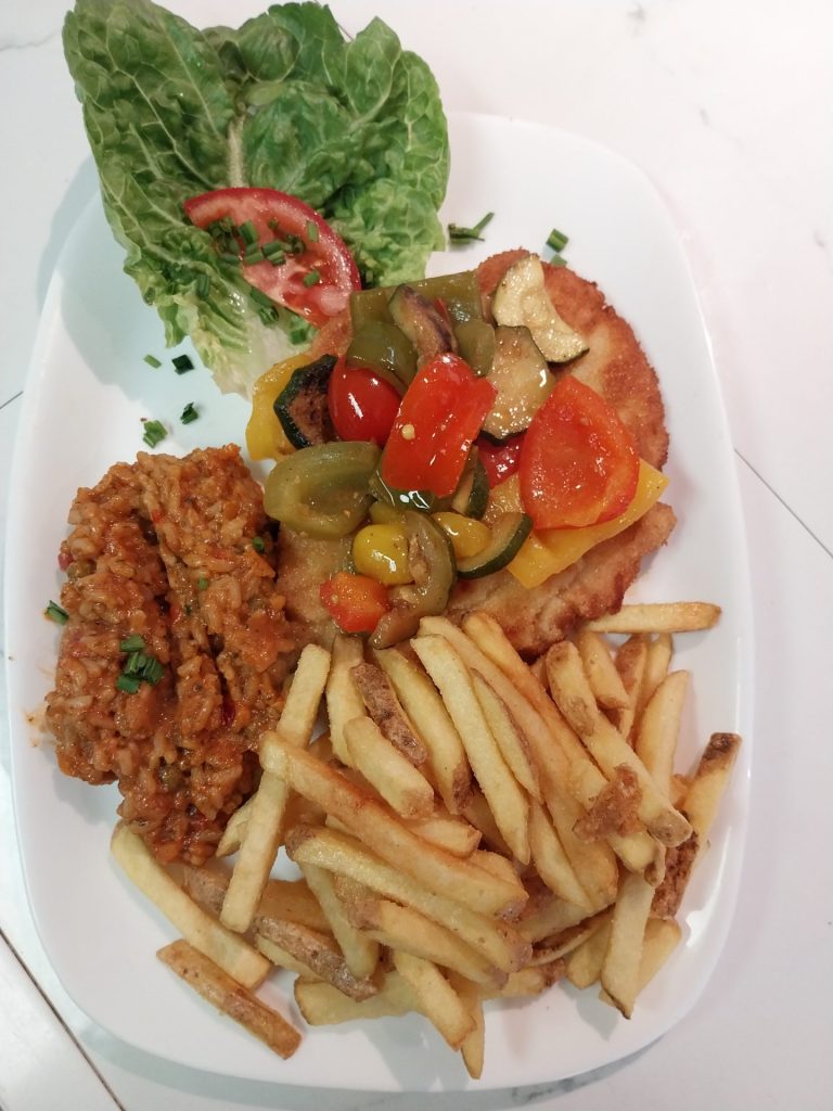 Mittagstisch Dienstag, 29.09.2026 1 schnitzel